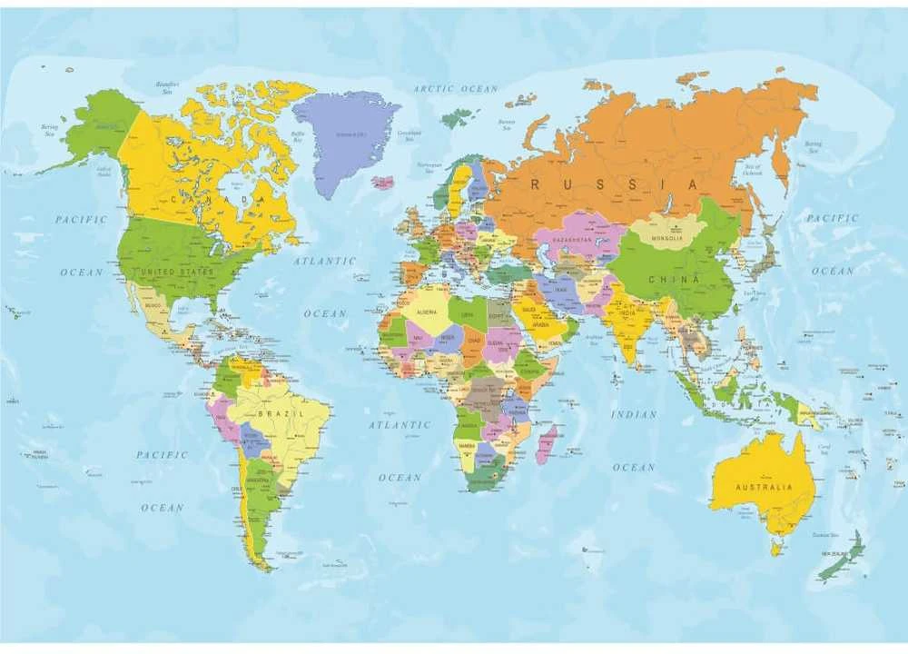 Fototapetai Šiuolaikinis atlasas