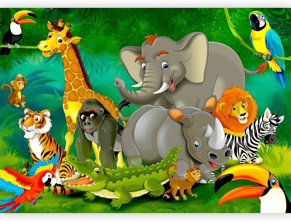 Fototapetai - Spalvingas safaris