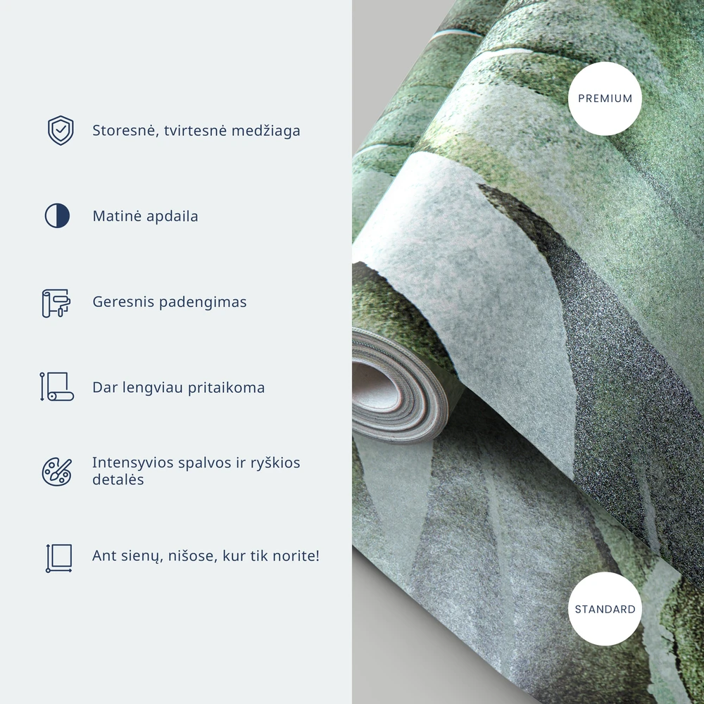 Fototapetai - Spalvingos gėlės juodame fone