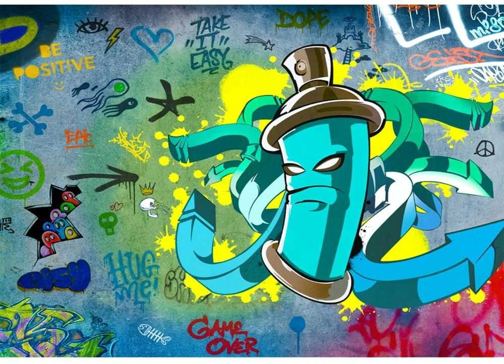 Fototapetai - Spalvotas grafitis