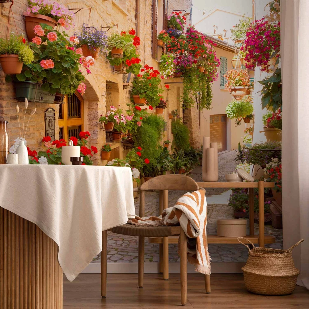 Fototapetai - Spello alėja Italijoje