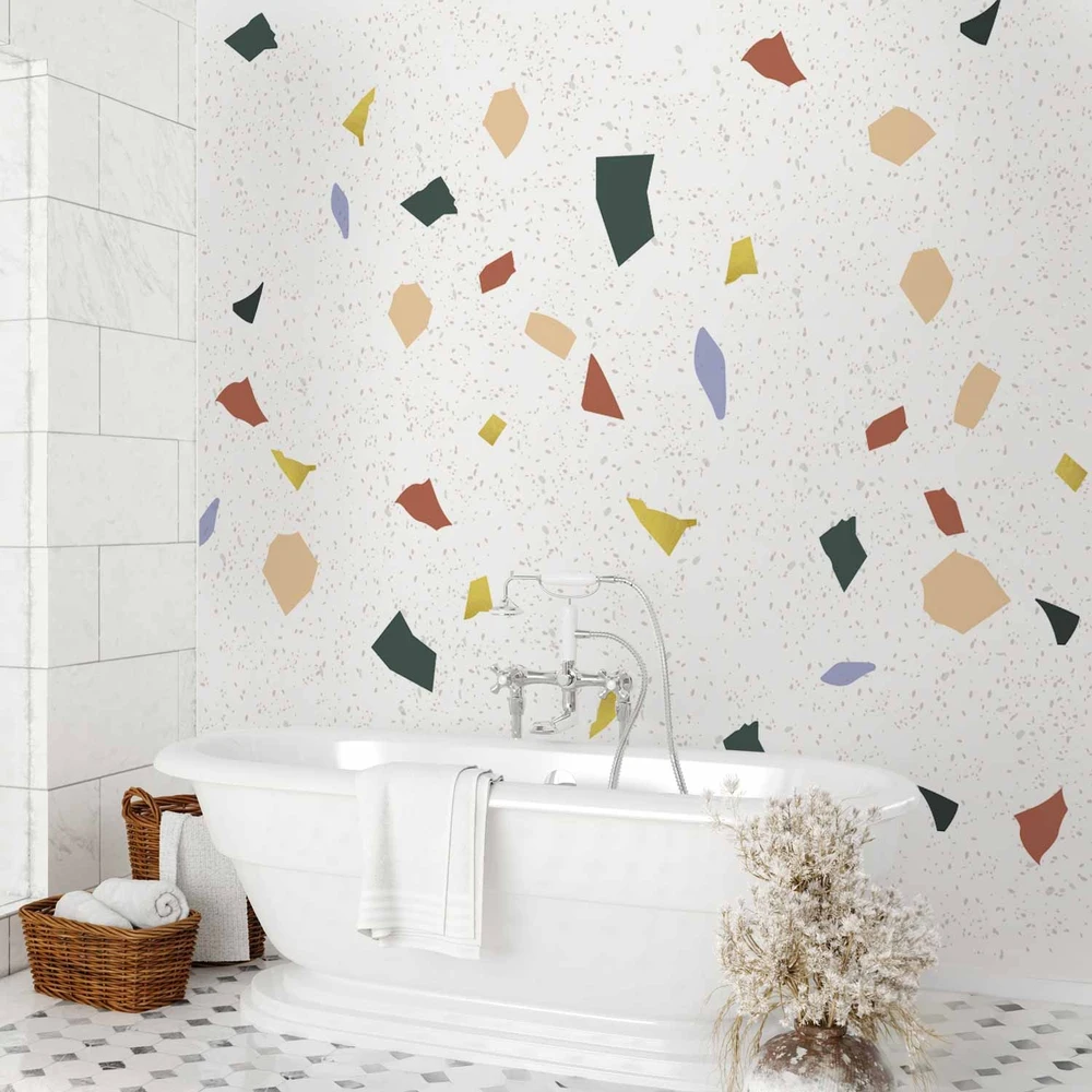 Fototapetai - Subtilus terrazzo raštas