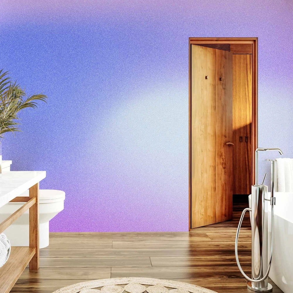 Fototapetai - Viržių rūkas subtilus violetinių atspalvių gradientas