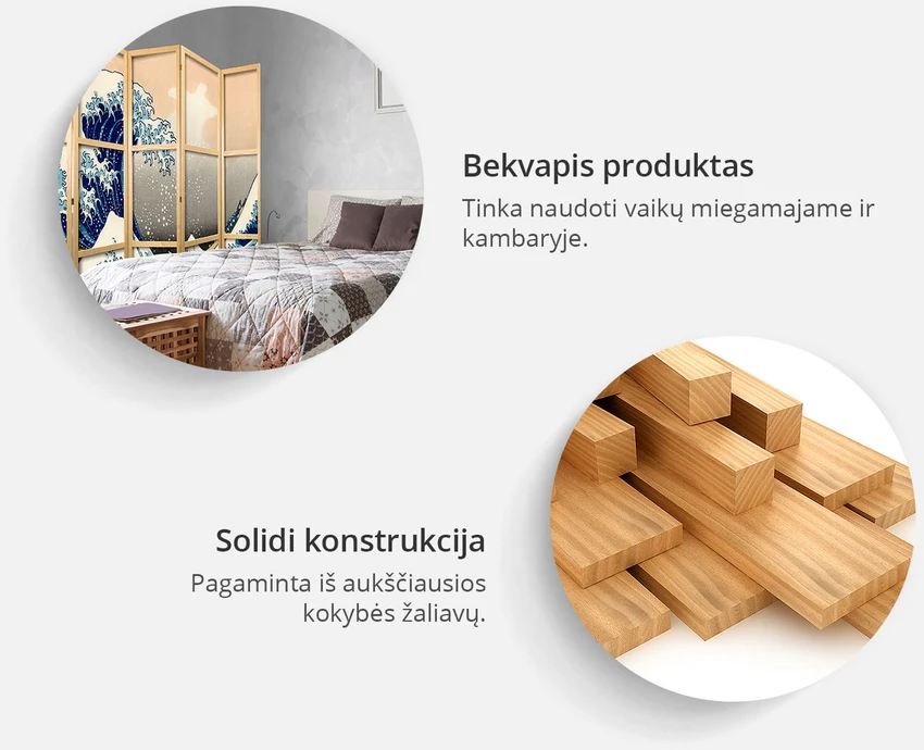 Japoniška kambario pertvara - Paukščiai tarp gėlių - Fazanai tarp bijūnų - violetinė