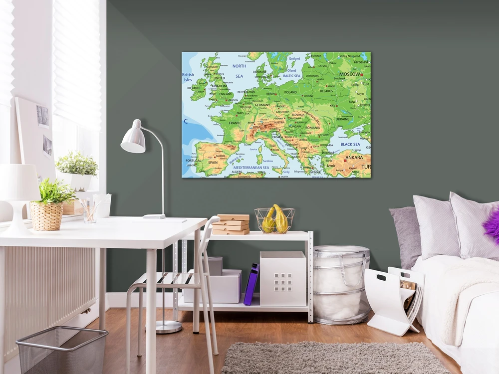 Kamštinis žemėlapis - Europa