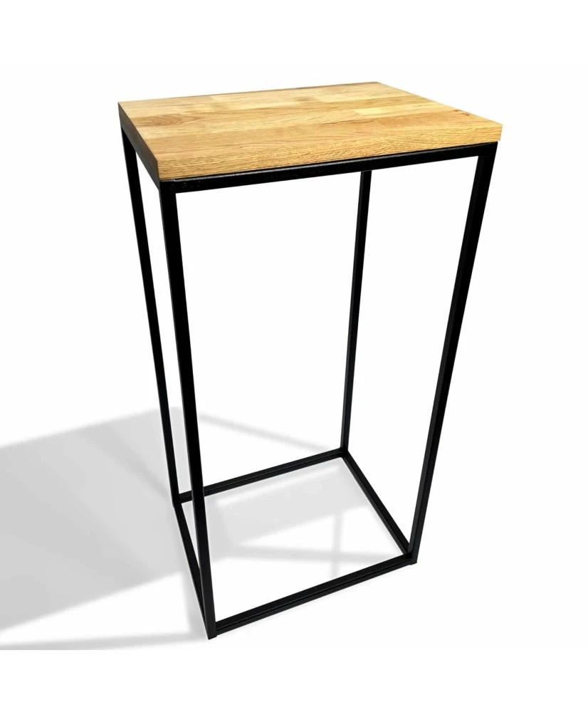 Konsolė - Loft 40X80X30cm. Vienos lentynos