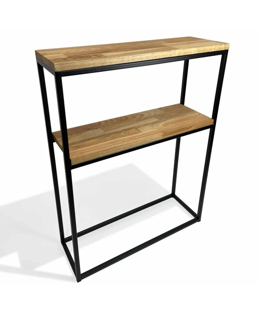 Konsolė - Loft 60X80X20cm. Dviejų lentynų