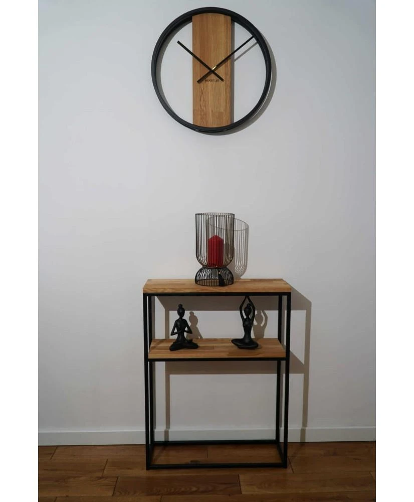 Konsolė - Loft 60X80X20cm. Dviejų lentynų