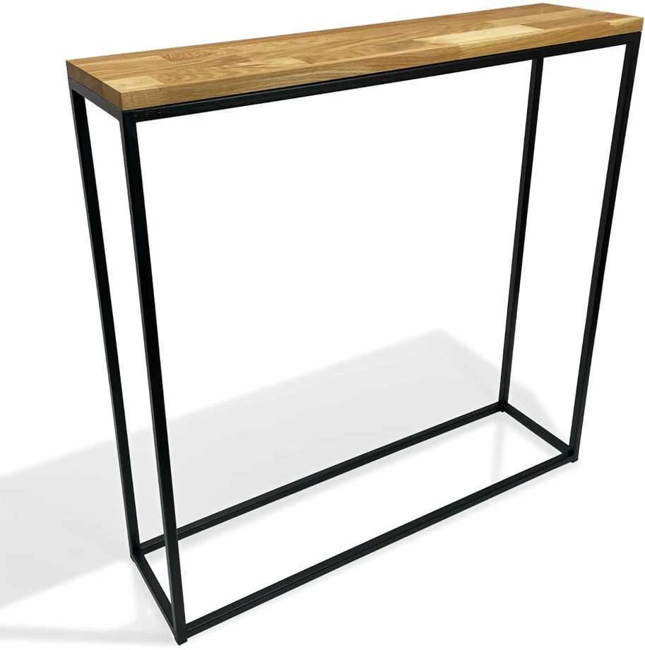 Konsolė - Loft 80X80X20cm. Vienos lentynos