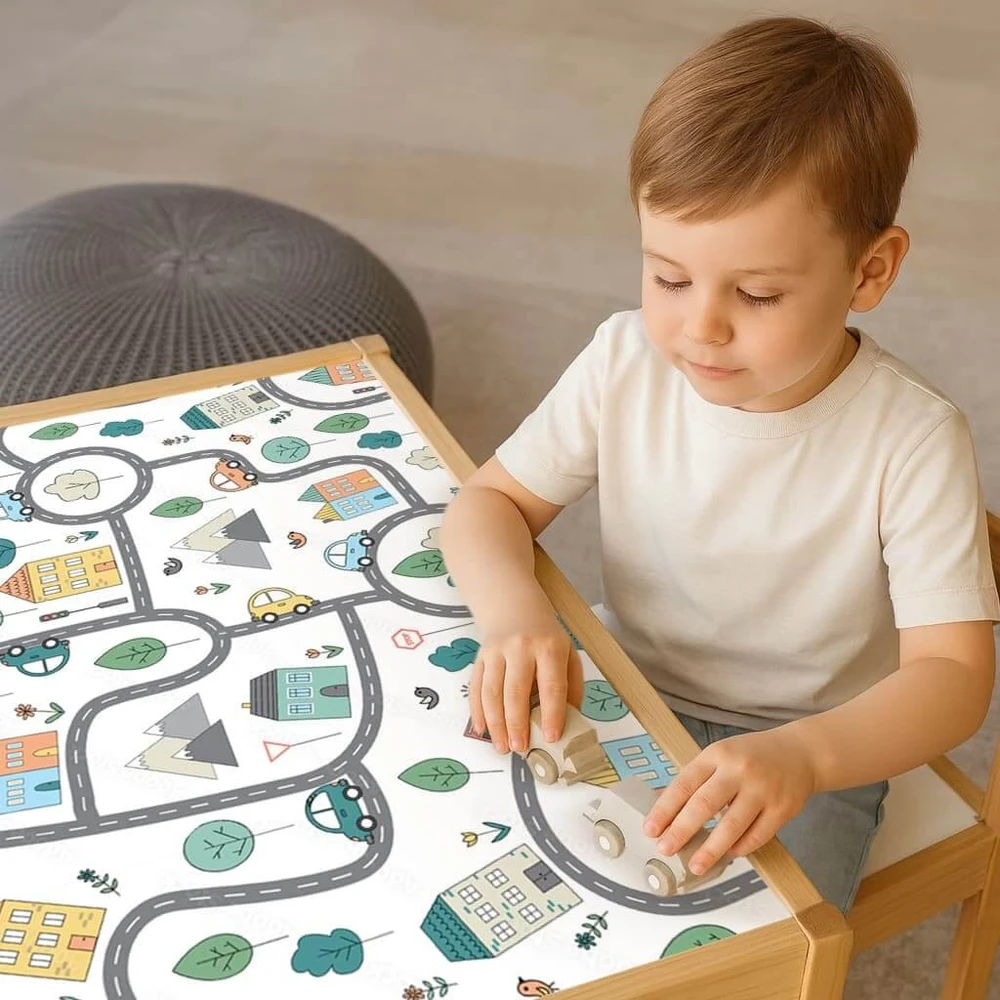 Lipdukai IKEA LATT staliukui ir 2 kėdėms - Kelionė mašina