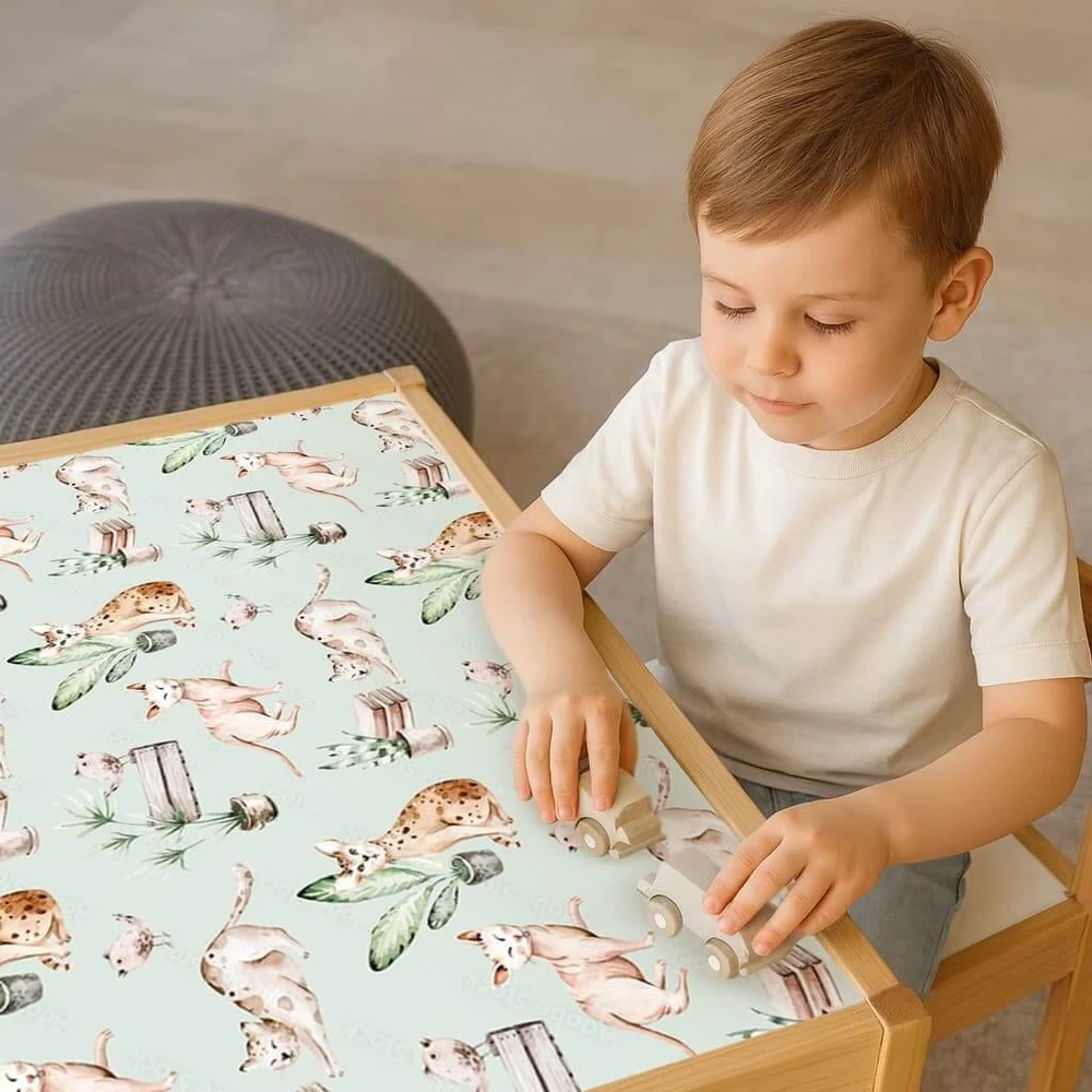 Lipdukai IKEA LATT staliukui ir 2 kėdėms - Kačiukai