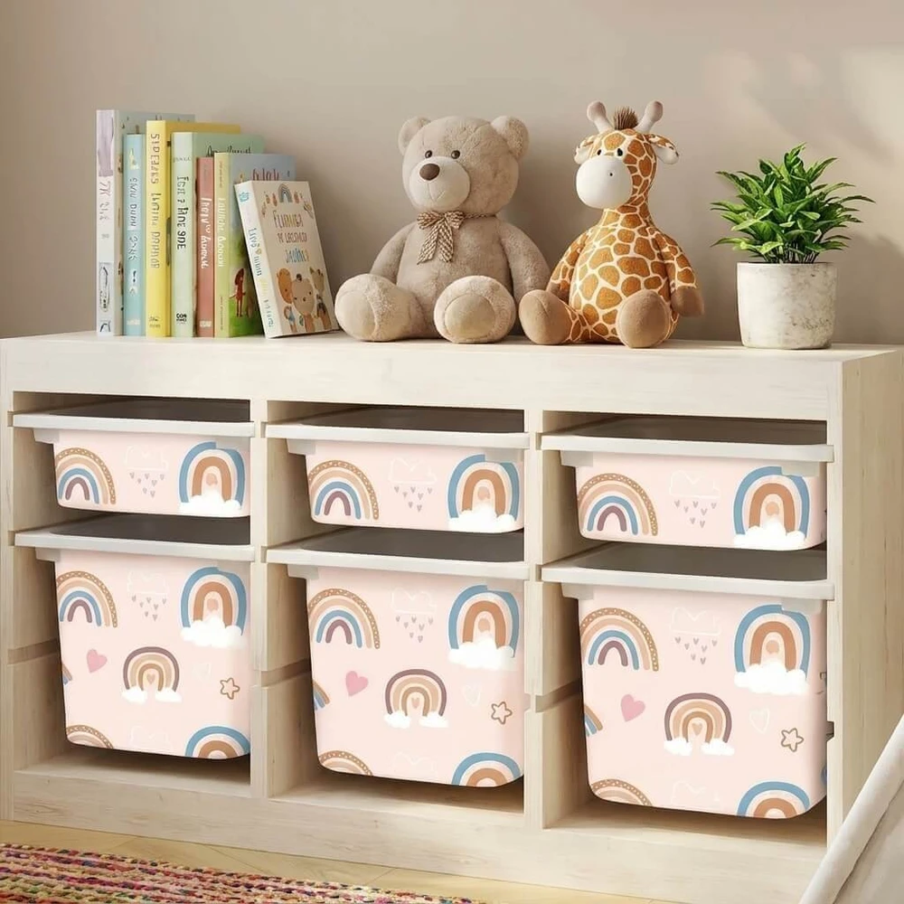 Lipdukai IKEA TROFAST dėžėms
