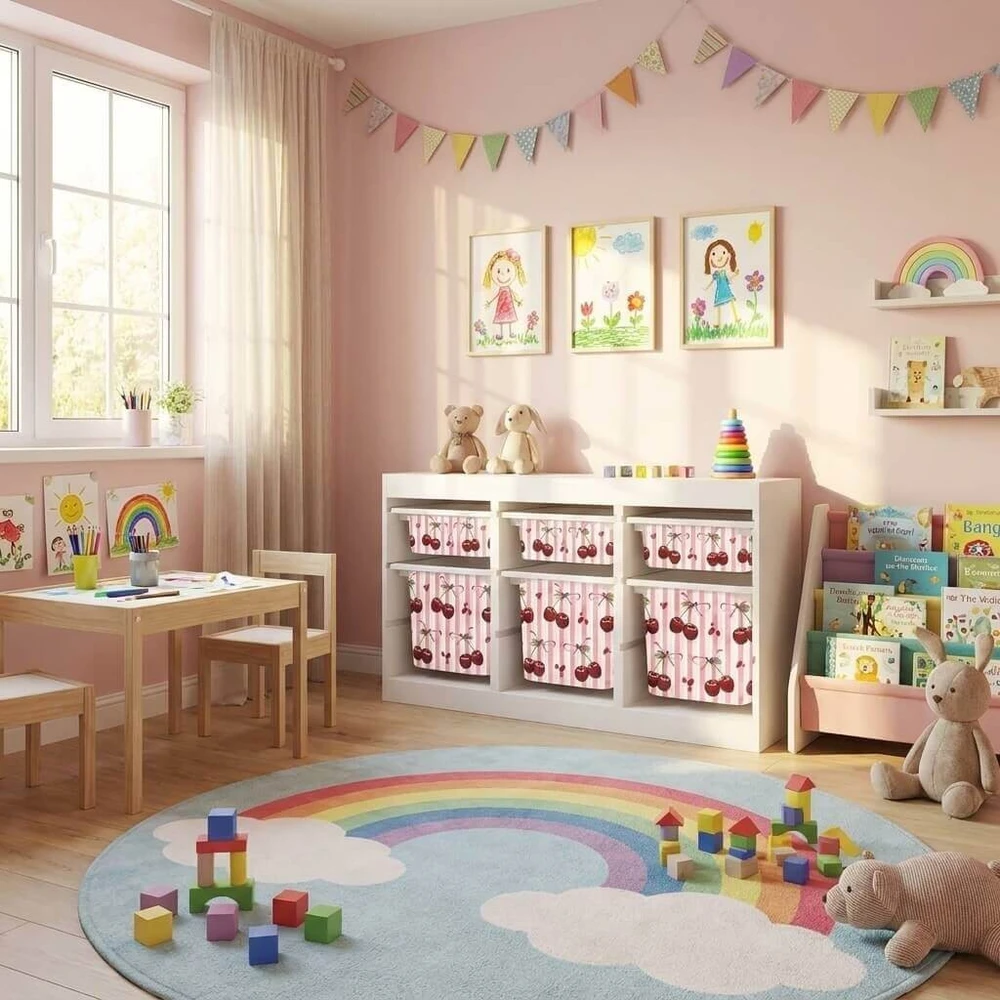 Lipdukai IKEA TROFAST dėžėms