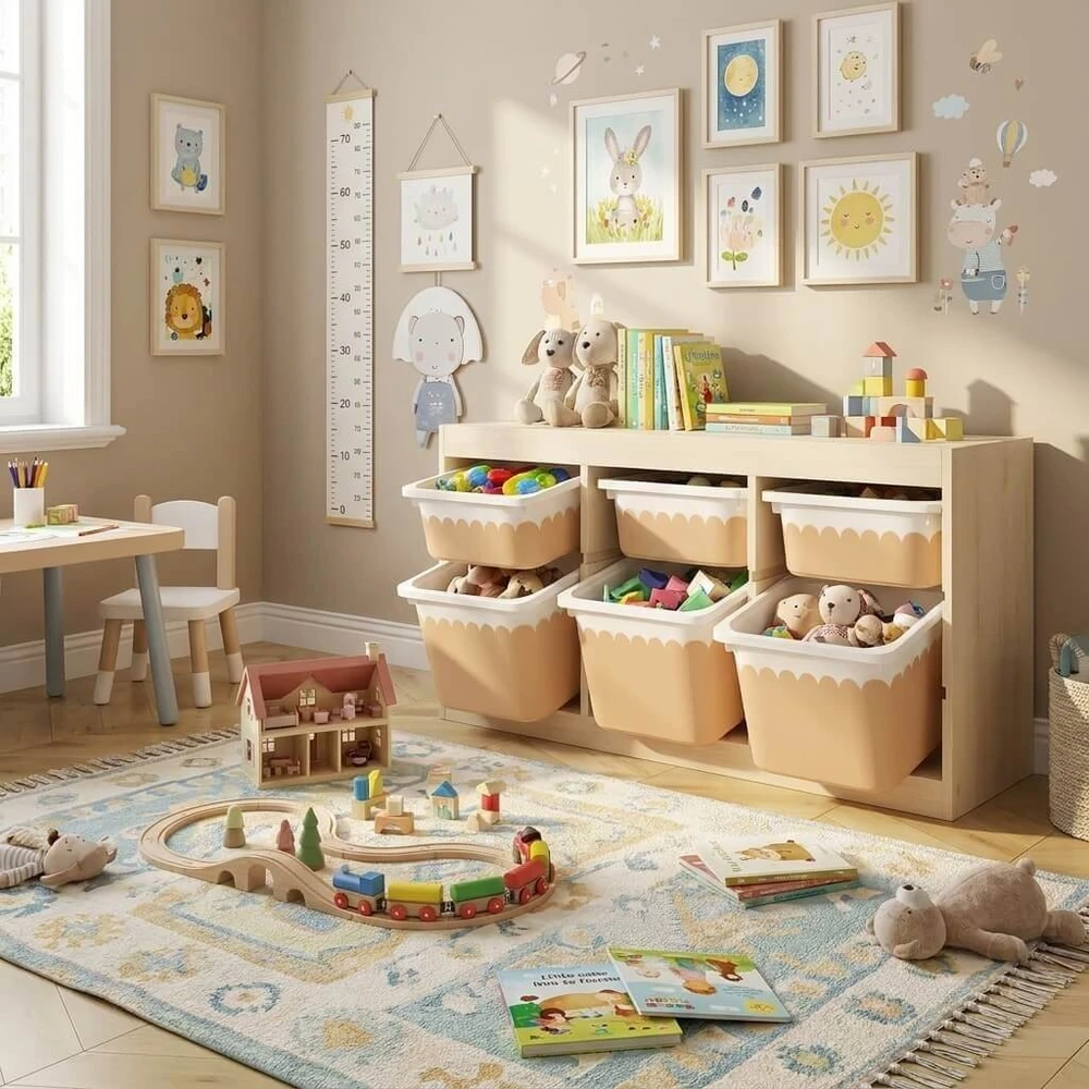 Lipdukai IKEA TROFAST dėžėms