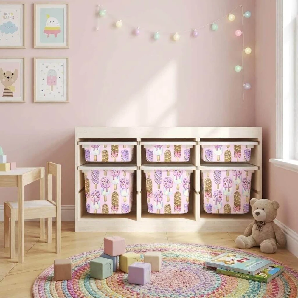 Lipdukai IKEA TROFAST dėžėms