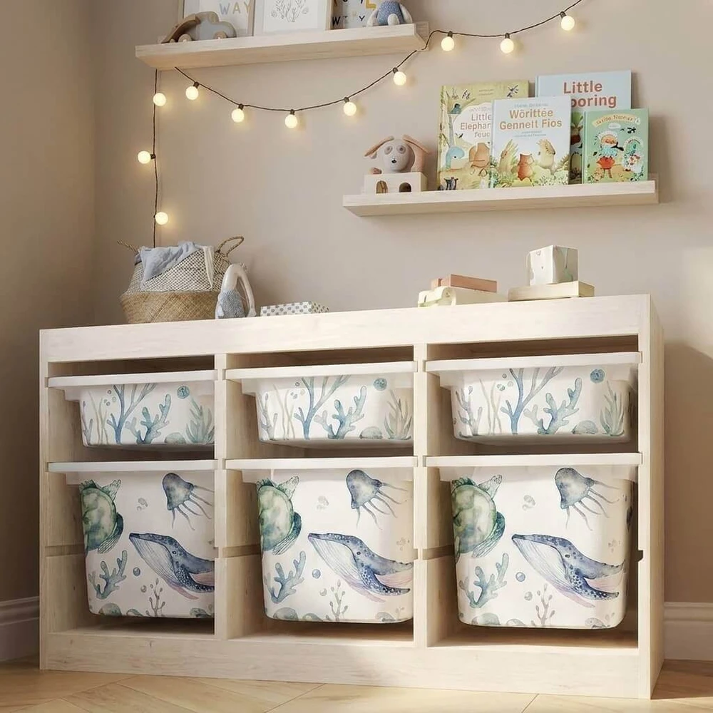 Lipdukai IKEA TROFAST dėžėms