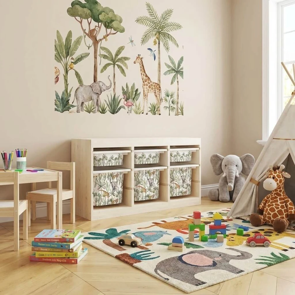 Lipdukai IKEA TROFAST dėžėms