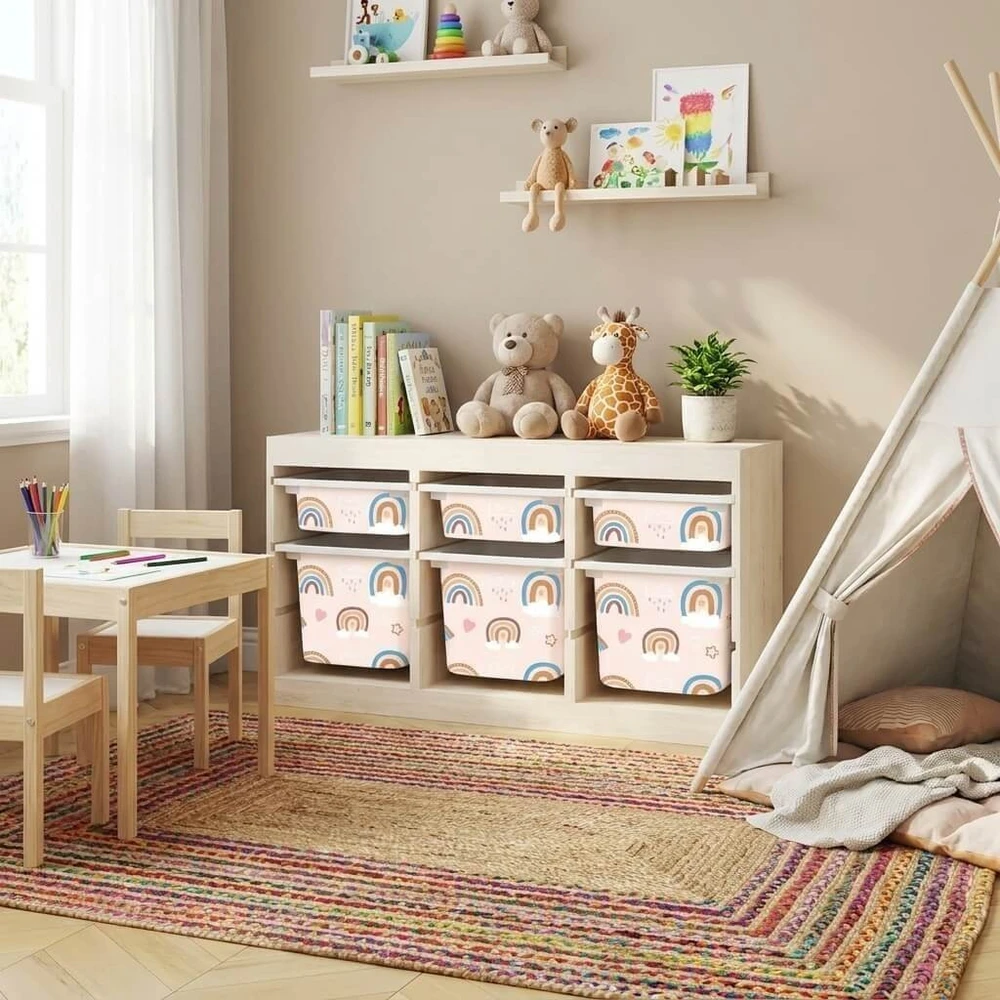 Lipdukai IKEA TROFAST dėžėms