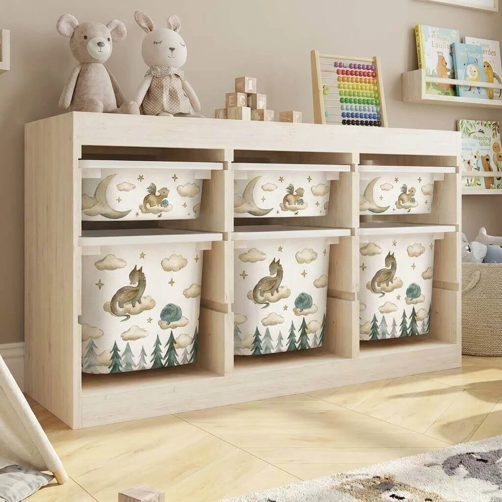 Lipdukai IKEA TROFAST dėžėms