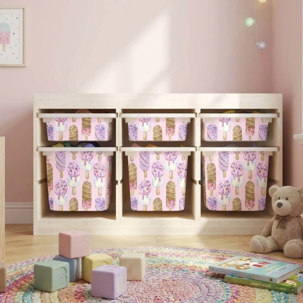 Lipdukai IKEA TROFAST dėžėms