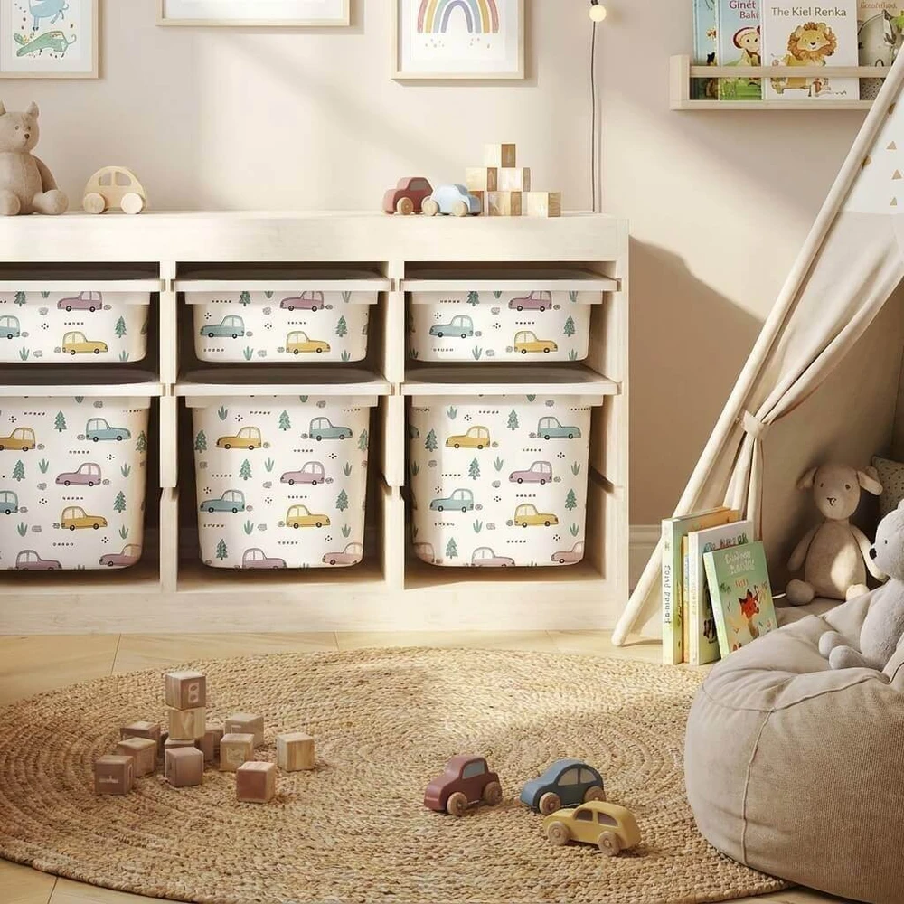 Lipdukai IKEA TROFAST dėžėms