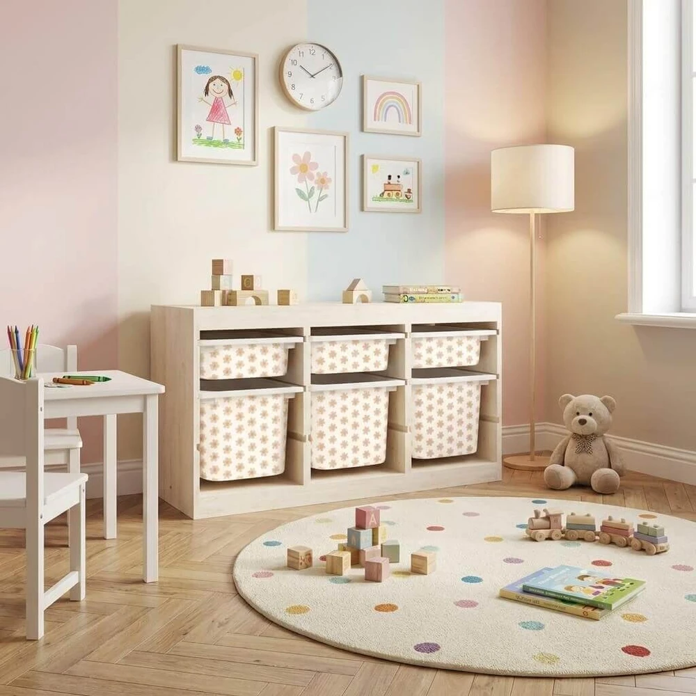 Lipdukai IKEA TROFAST dėžėms