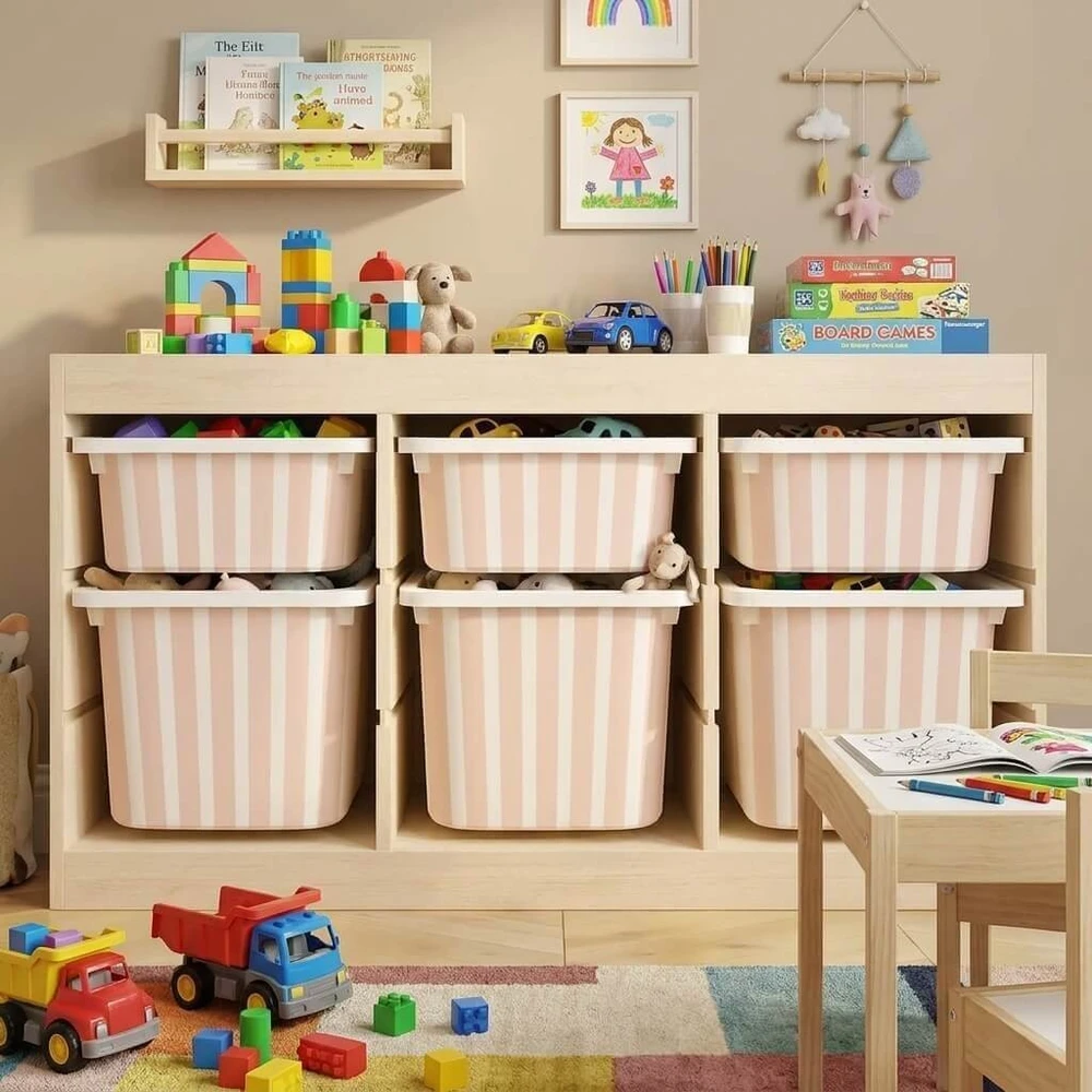 Lipdukai IKEA TROFAST dėžėms