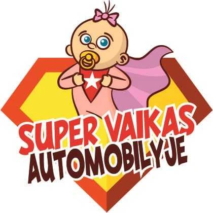 Lipdukas Super Vaikas automobilyje