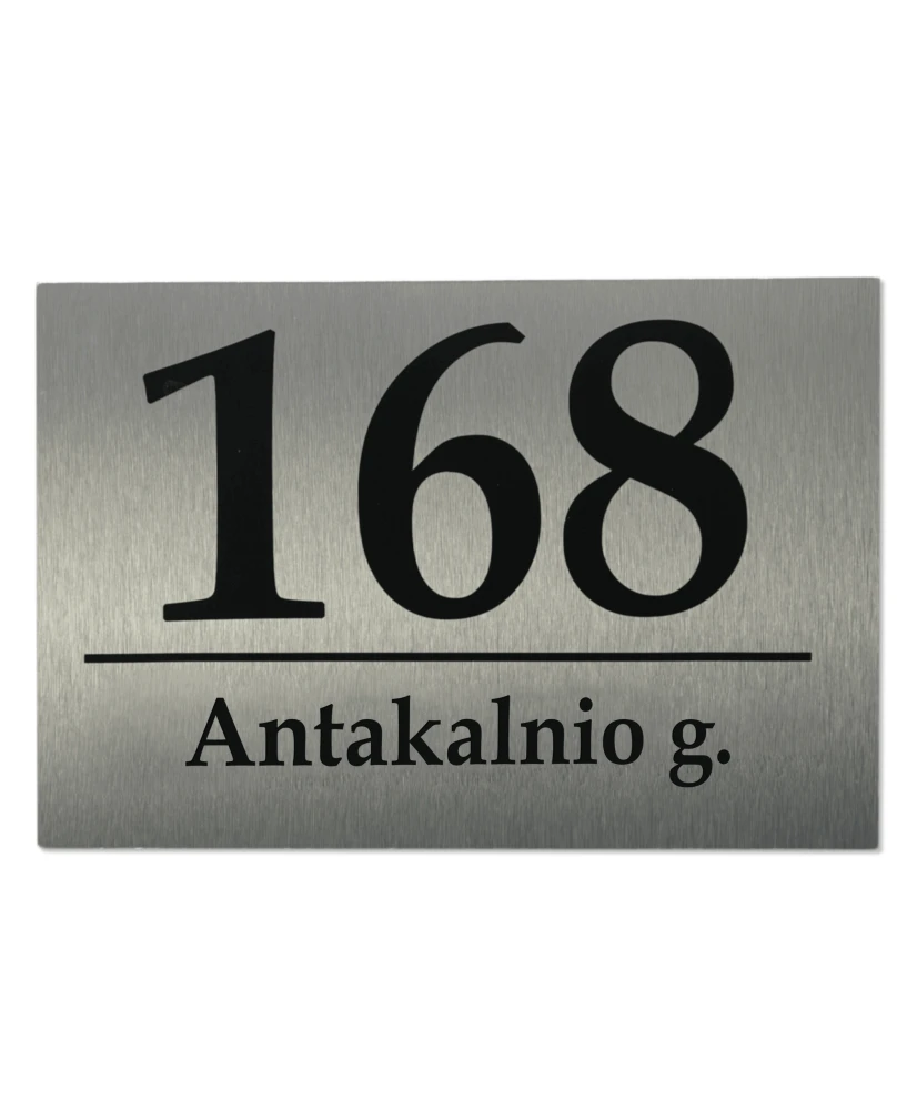 Namo numeris - Aliuminio plokštė 30x20cm
