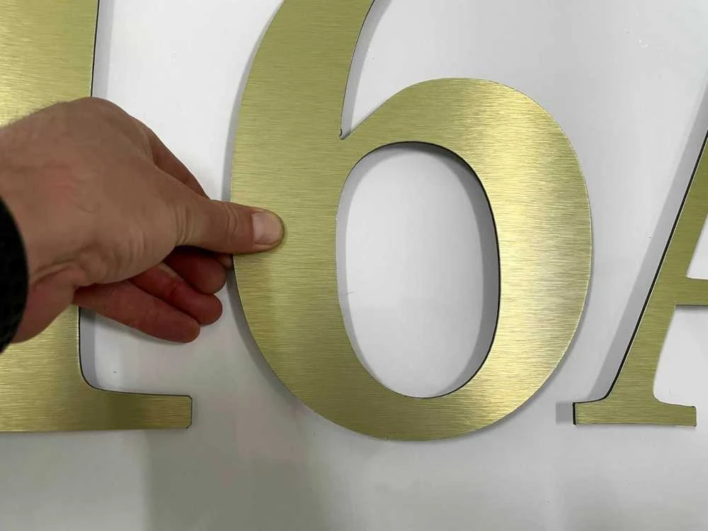 Namo numeris - Skaičius (1 skaitmuo arba raidė)