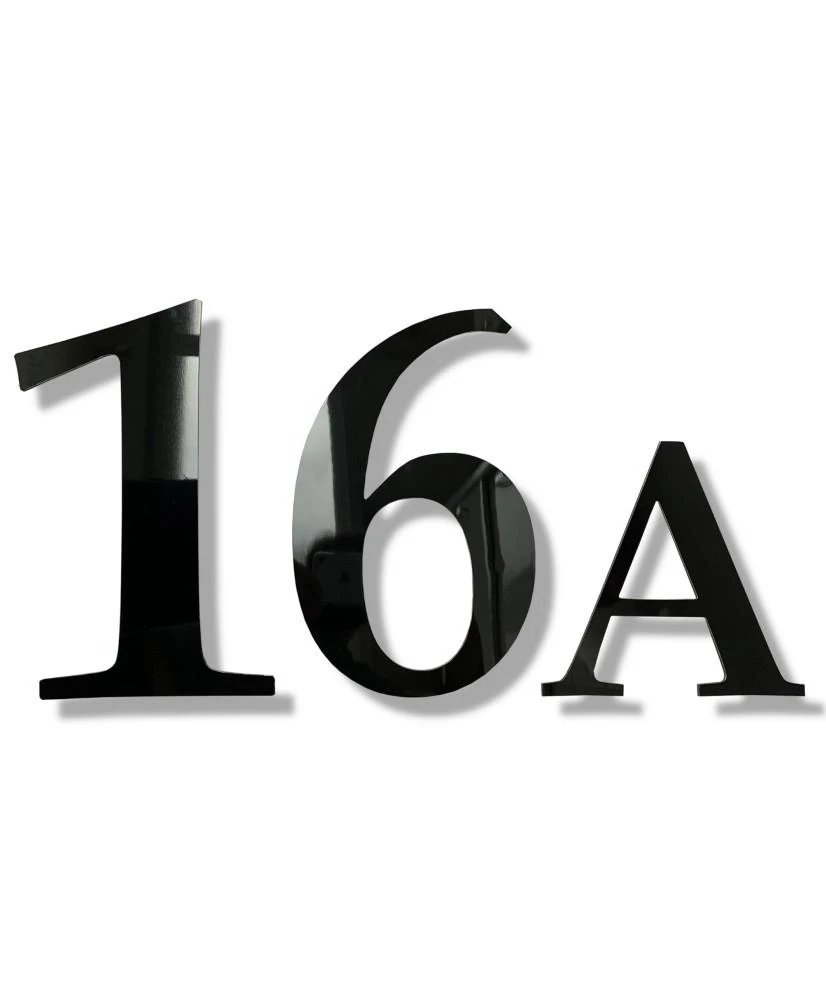 Namo numeris - Skaičius (1 skaitmuo arba raidė)
