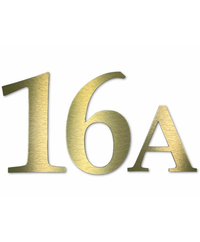 Namo numeris - Skaičius (1 skaitmuo arba raidė)