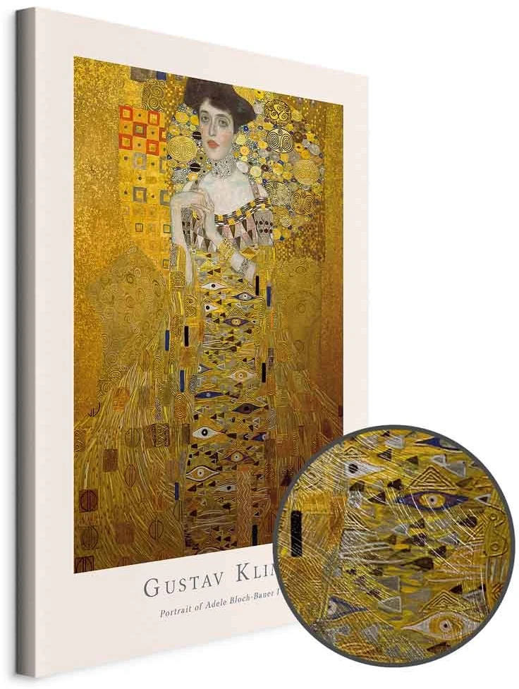 Paveikslas Adelės Bloch-Bauer portretas (Gustav Klimt)