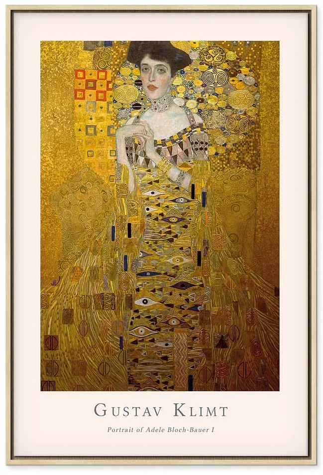 Paveikslas Adelės Bloch-Bauer portretas (Gustav Klimt)