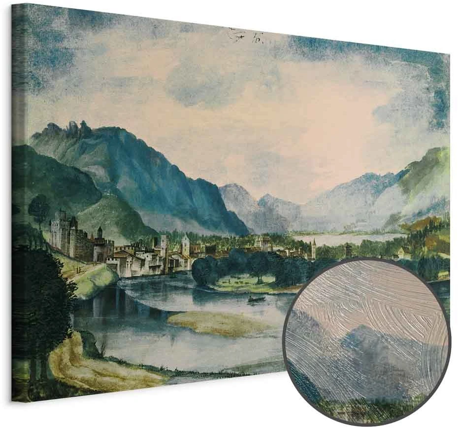 Paveikslas Albrecht Dürer - Trento vaizdas iš šiaurės