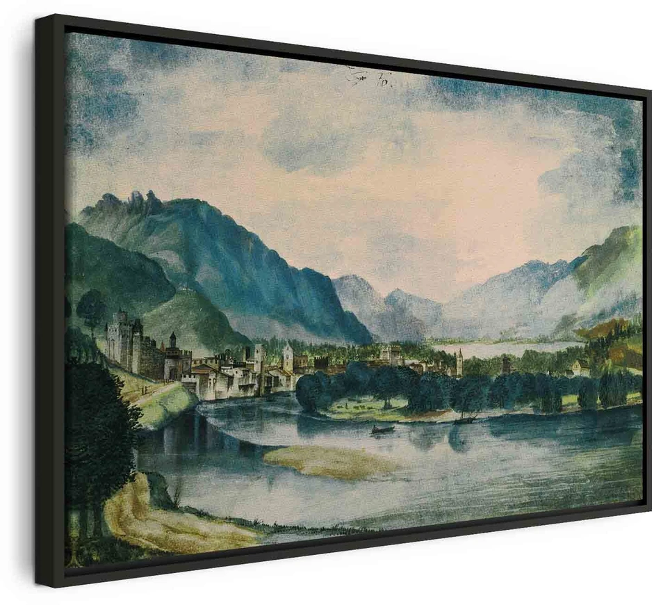Paveikslas Albrecht Dürer - Trento vaizdas iš šiaurės