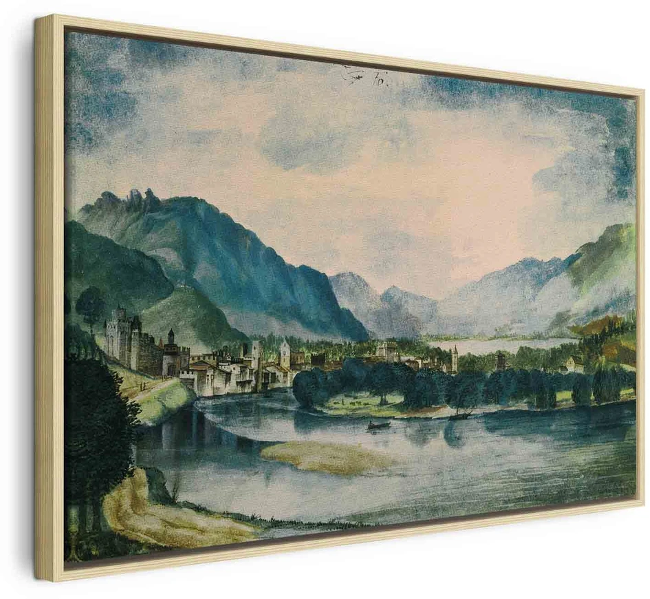 Paveikslas Albrecht Dürer - Trento vaizdas iš šiaurės