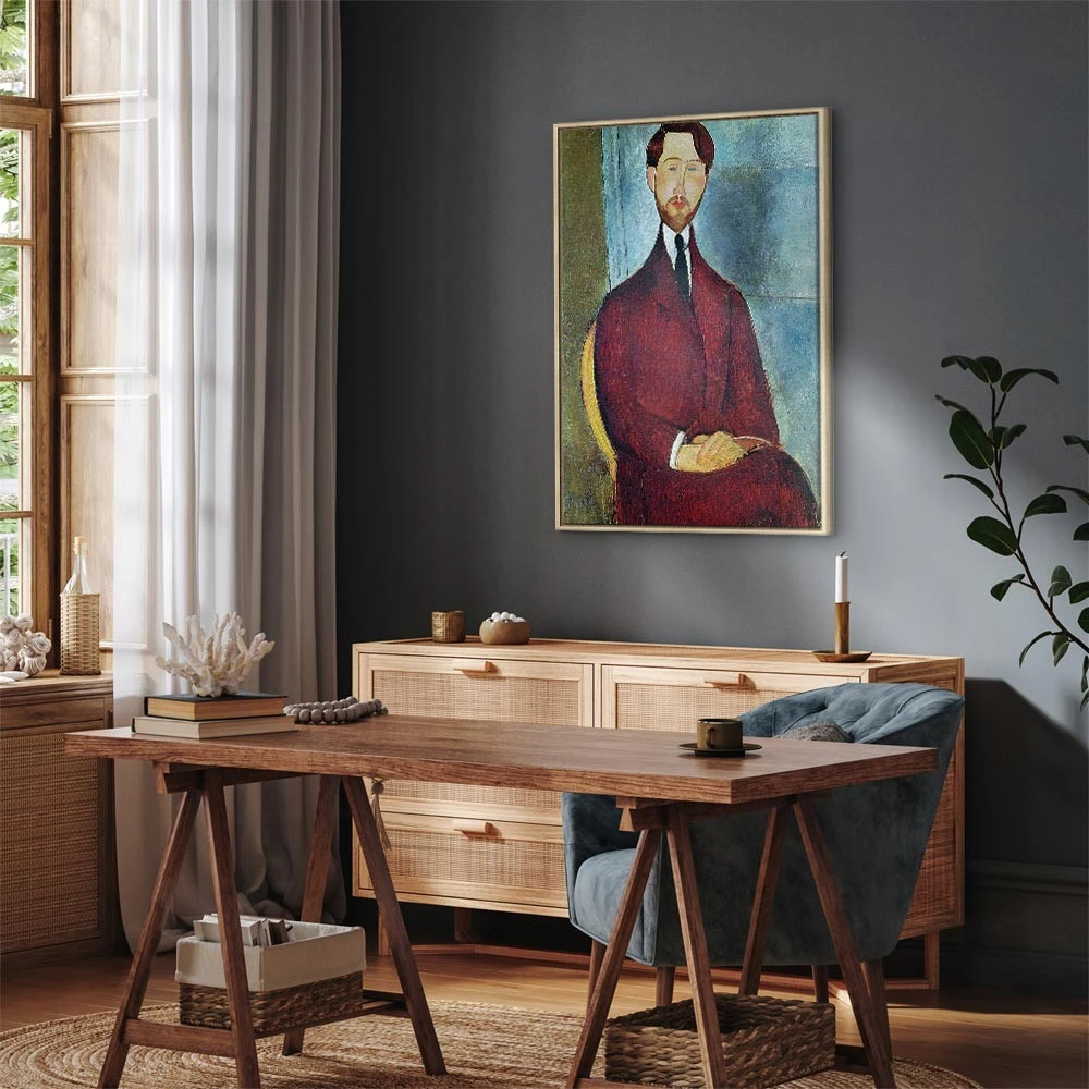 Paveikslas Amedeo Modigliani - Leopoldas Zborovskis
