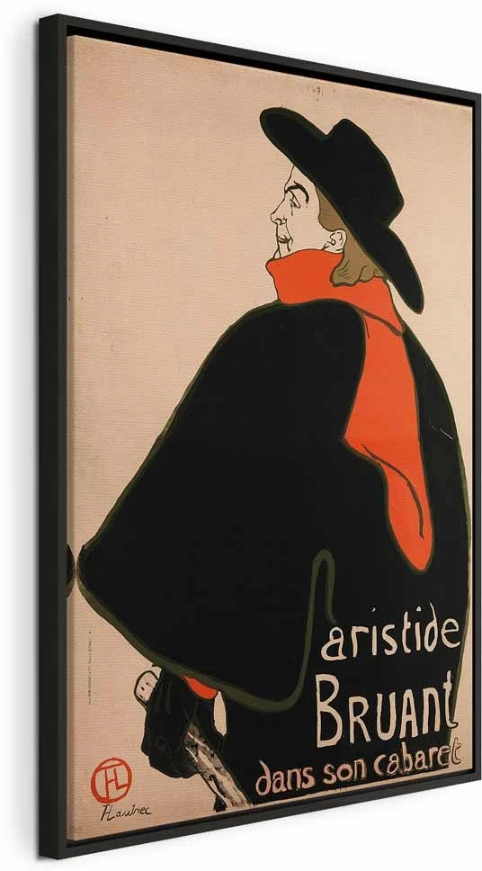 Paveikslas Aristide Bruant savo kabarete