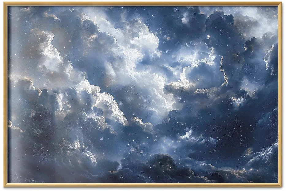 Paveikslas - Astronominiai stebuklai - debesų ir žvaigždžių harmonija