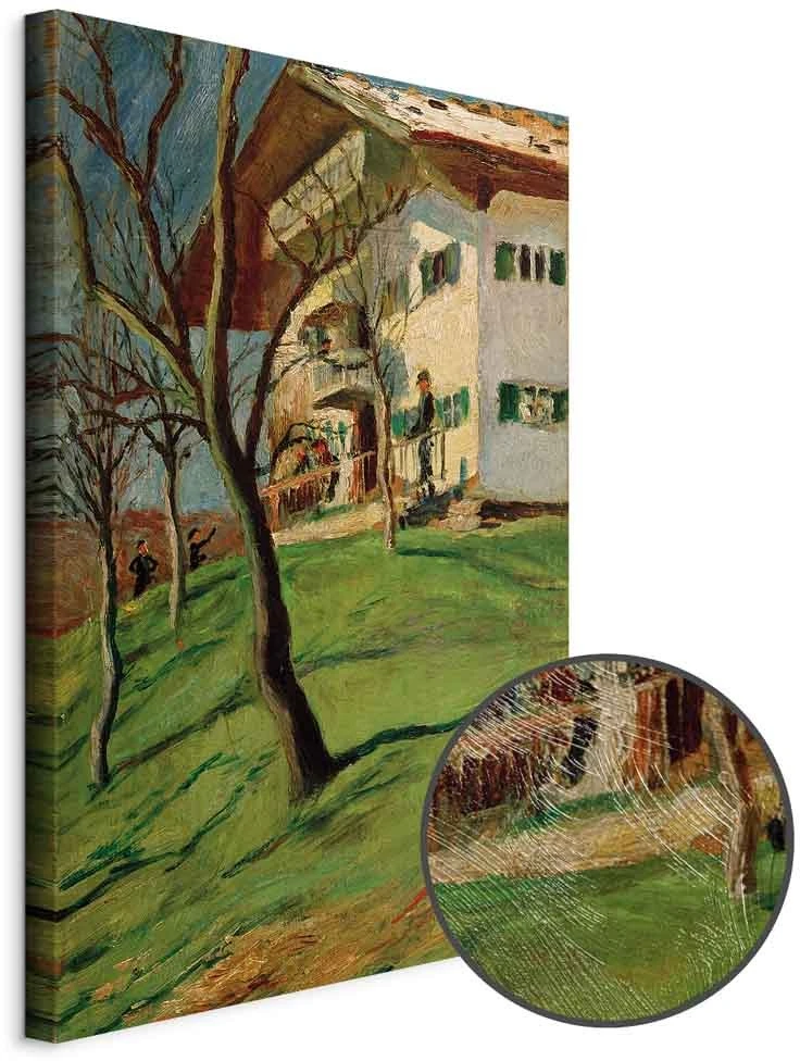 Paveikslas August Macke - Mūsų namelis Tegernsee