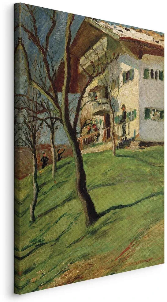 Paveikslas August Macke - Mūsų namelis Tegernsee