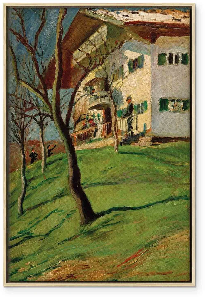 Paveikslas August Macke - Mūsų namelis Tegernsee