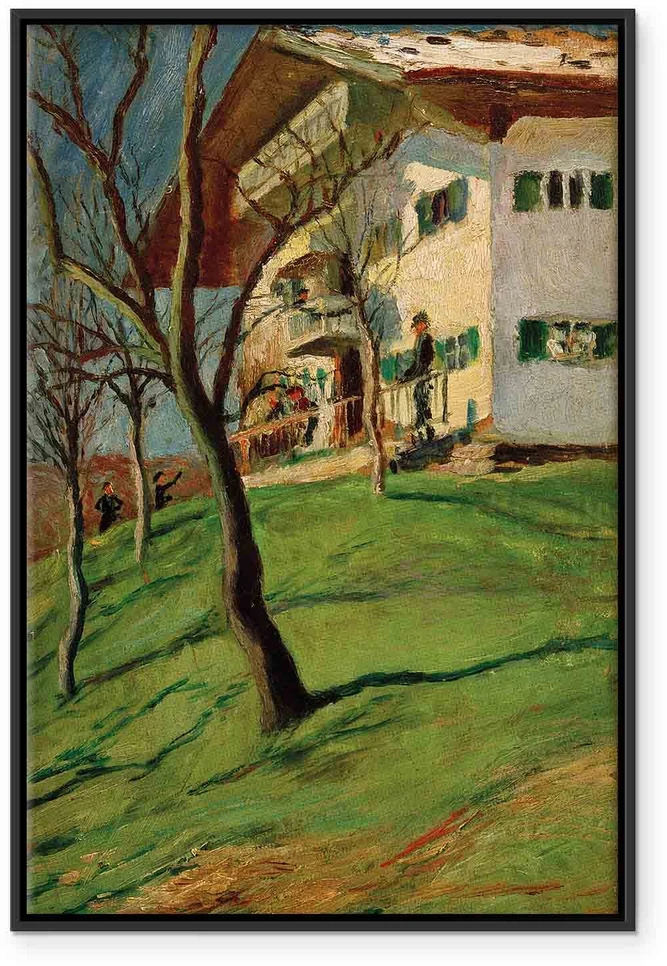 Paveikslas August Macke - Mūsų namelis Tegernsee