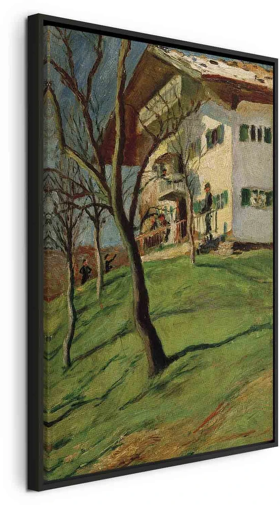 Paveikslas August Macke - Mūsų namelis Tegernsee