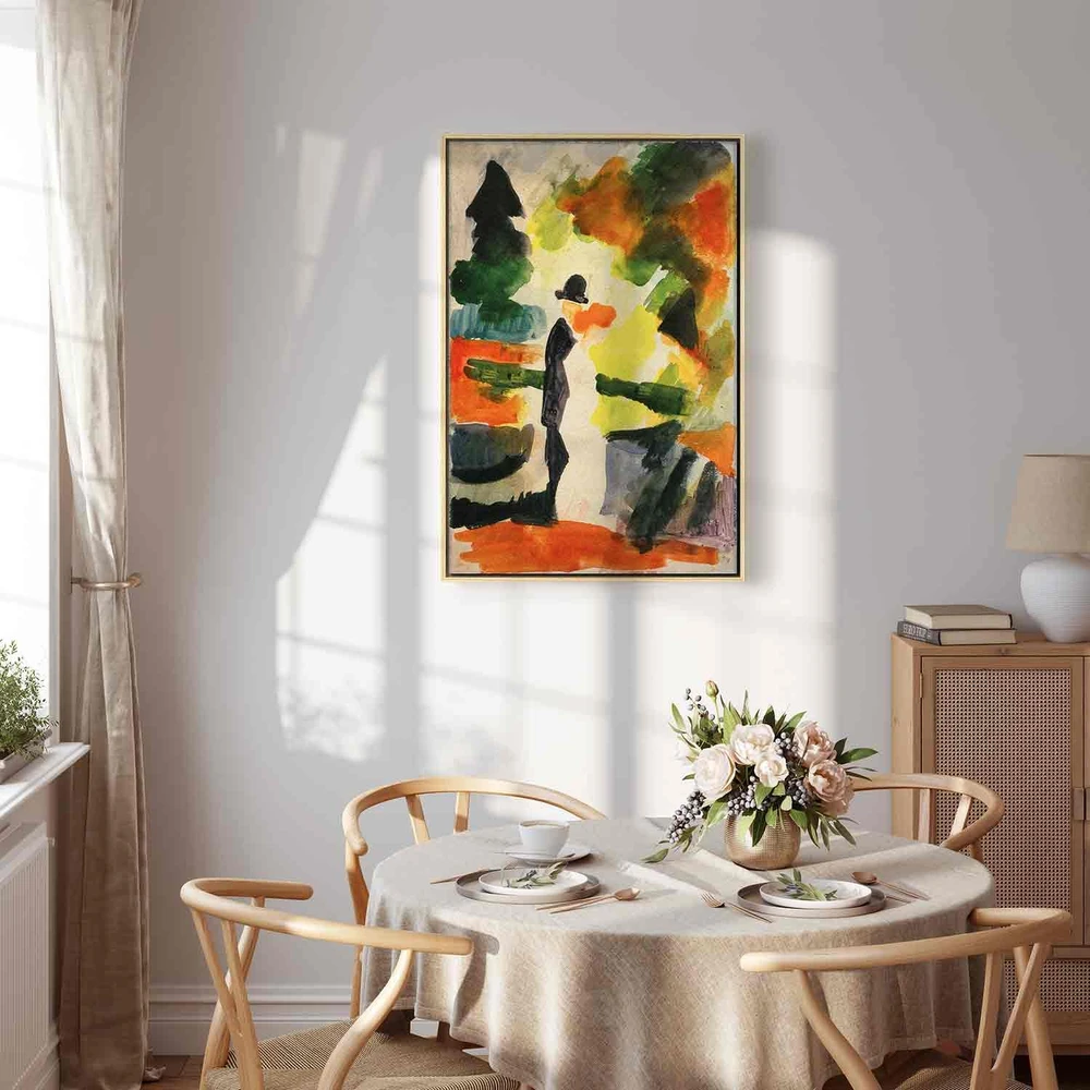 Paveikslas August Macke - Pora parke