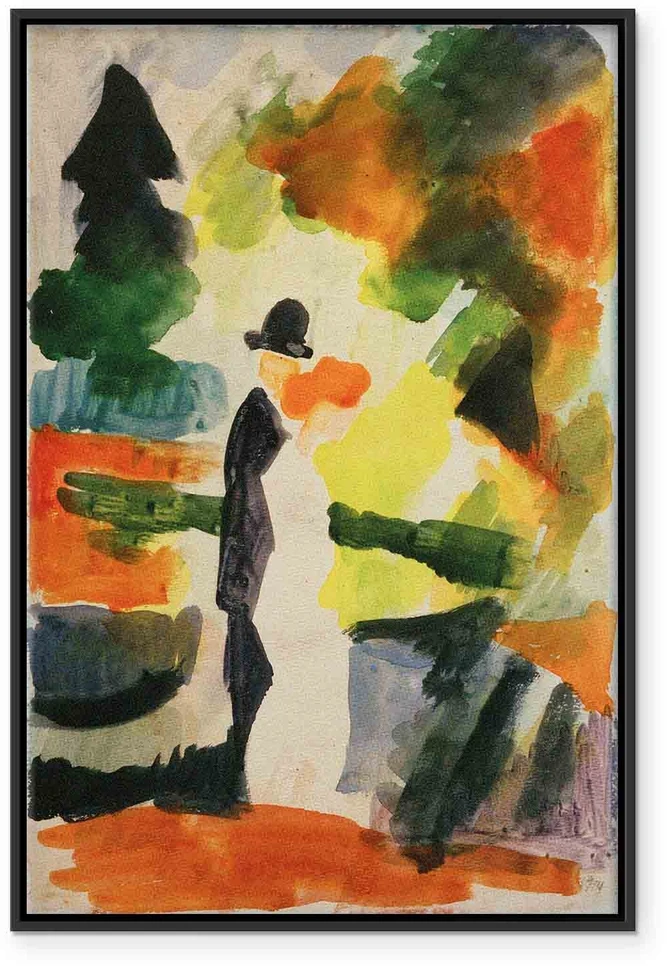 Paveikslas August Macke - Pora parke