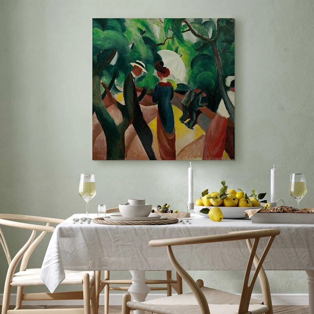 Paveikslas August Macke - Promenada