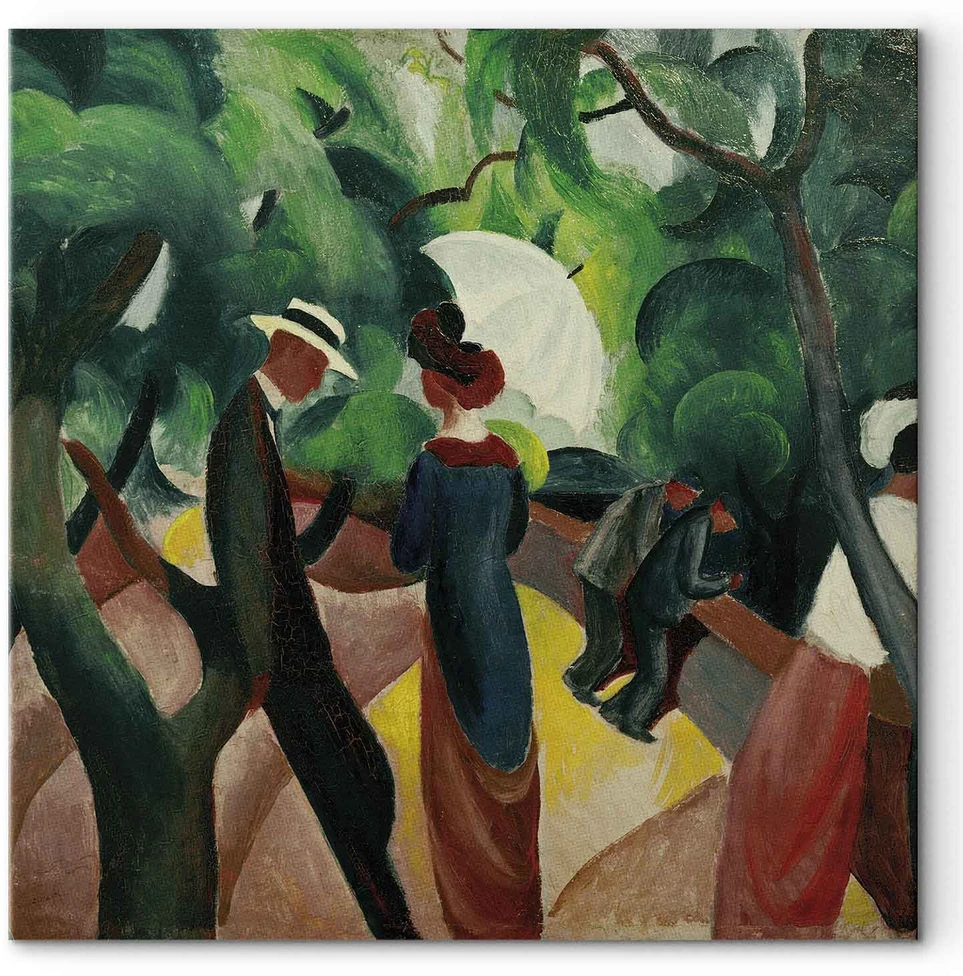 Paveikslas August Macke - Promenada