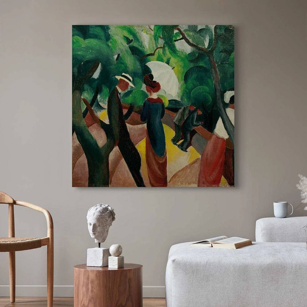 Paveikslas August Macke - Promenada